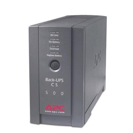 APC CS BK500BLK 500VA 120V Battery Back-UPS Power Supply
