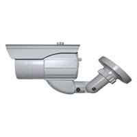 SCE CRB6143ENO 650TVL External Adjustable 98FT IR Weatherproof Bullet Camera (White)