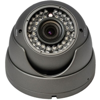 SCE D14C 1000TVL Vandalproof Dome Camera (Dark Gray)