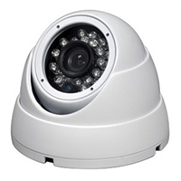 SCE SEB2MIFATCW HD Over Coax Hybrid 4 in 1 1080P Video Dome Camera (White)